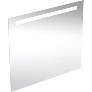 Geberit Option Basic Square Lichtspiegel 80 cm, Beleuchtung oben