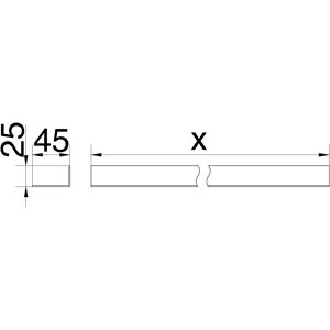 Avenarius Spiegelabdeckung seitlich, 120 cm