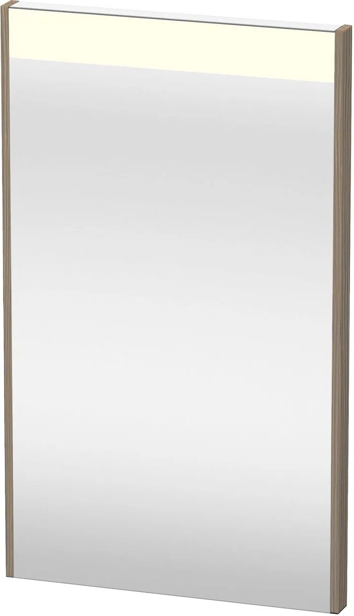 Duravit Brioso Spiegel mit LED-Beleuchtung und Waschplatzbeleuchtung 42 x 70 cm  B: 42 T: 4,5 H: 70 cm eiche terra (dekor) BR700003535