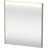 Duravit Brioso Spiegel mit LED-Beleuchtung, Waschplatzbeleuchtung und Spiegelheizung 62 x 70 cm