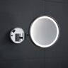 Zierath Mate LED-Kosmetikspiegel Ø 20 cm, Vergrößerung 5 fach