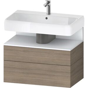 Duravit Qatego Waschtischunterschrank 79 x 59 cm, 2 Auszüge, mit LED Beleuchtung