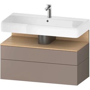 Duravit Qatego Waschtischunterschrank 99 x 59 cm, 2 Auszüge, mit LED Beleuchtung