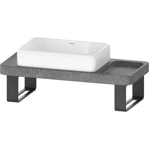 Duravit Qatego Steinkonsolen-Set mit Waschtisch, Konsole und Konsolenträger 100 x 45 cm