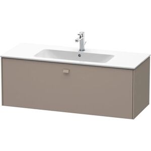 Duravit Brioso Waschtischunterbau wandhängend 122 cm, mit 1 Auszug, Griff Korpusfarbe