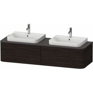 Duravit Happy D.2 Plus Waschtischunterschrank mit 2 Auszügen, 160 x 35,4 cm, für Konsole und Becken beidseitig