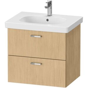 Duravit XBase Waschtischunterbau 60 x 56 cm, 2 Schubkästen, wandhängend