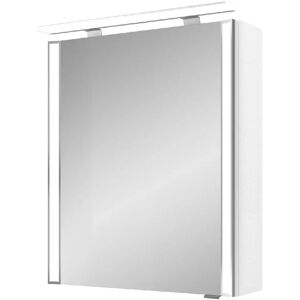 Pelipal S26 Spiegelschrank mit seitl. LED Lichtprofil 60 x 17 x 70 cm Anschlag links, Modul unten