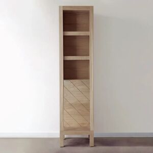 Megabad Profi Collection Wood Hochschrank 44 cm mit 1 Tür, Anschlag rechts