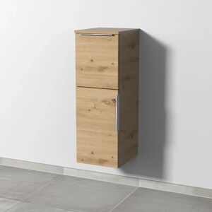 Sanipa 3way Mittelschrank 30 cm, 1 Tür mit Anschlag links, 1 Auszug, mit Aufsatz-Griff