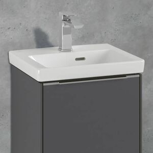 Villeroy & Boch Subway 3.0 Handwaschbecken 45 cm, für Möbelmontage, mit 1 Hahnloch, mit Überlauf