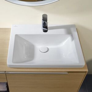 Villeroy & Boch Subway 3.0 Schrankwaschtisch 65 cm, mit 1 Hahnloch, ohne Überlauf