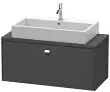 Duravit Brioso Waschtischunterbau für Konsole Compact wandhängend 102 cm, mit 1 Auszug, Griff Chrom Brioso B: 102 T: 48  H: 44,2 cm