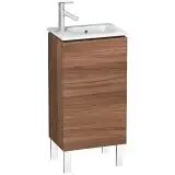 Duravit L-Cube Waschtischunterbau stehend mit 1 Tür, Anschlag rechts 42 x 29,4 cm   nussbaum natur (dekor) LC6273R7979