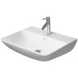 Duravit ME by Starck Waschtisch 60 cm mit 1 Hahnloch durchstochen  B: 60 T: 46 cm weiß seidenmatt 2335603200