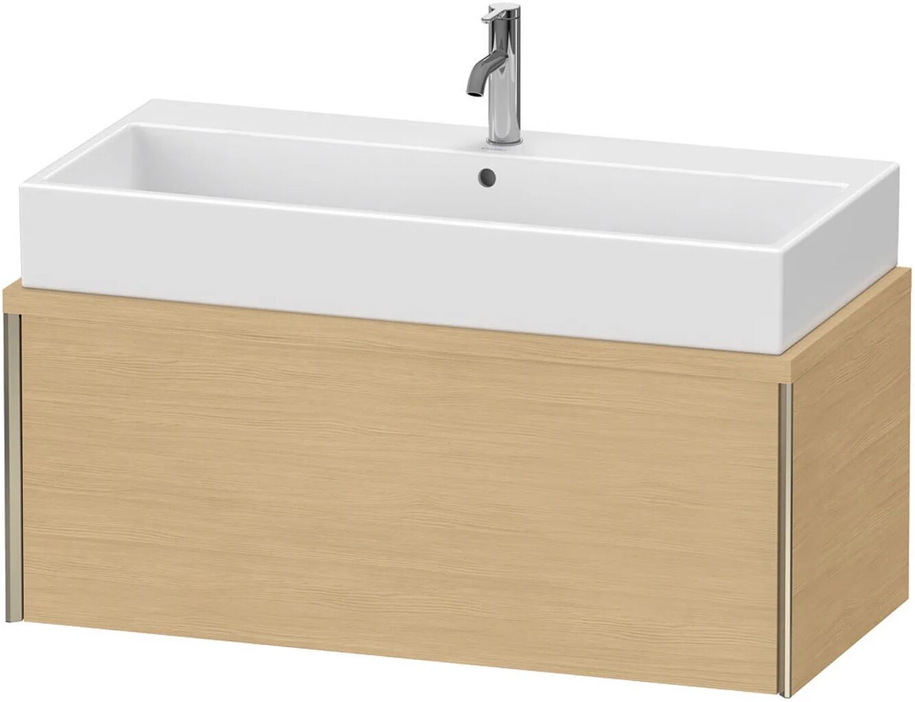 Duravit XViu Waschtischunterbau für Konsole Compact 100 x 40 cm, mit 1 Auszug   eiche natur (dekor) XV59040B130