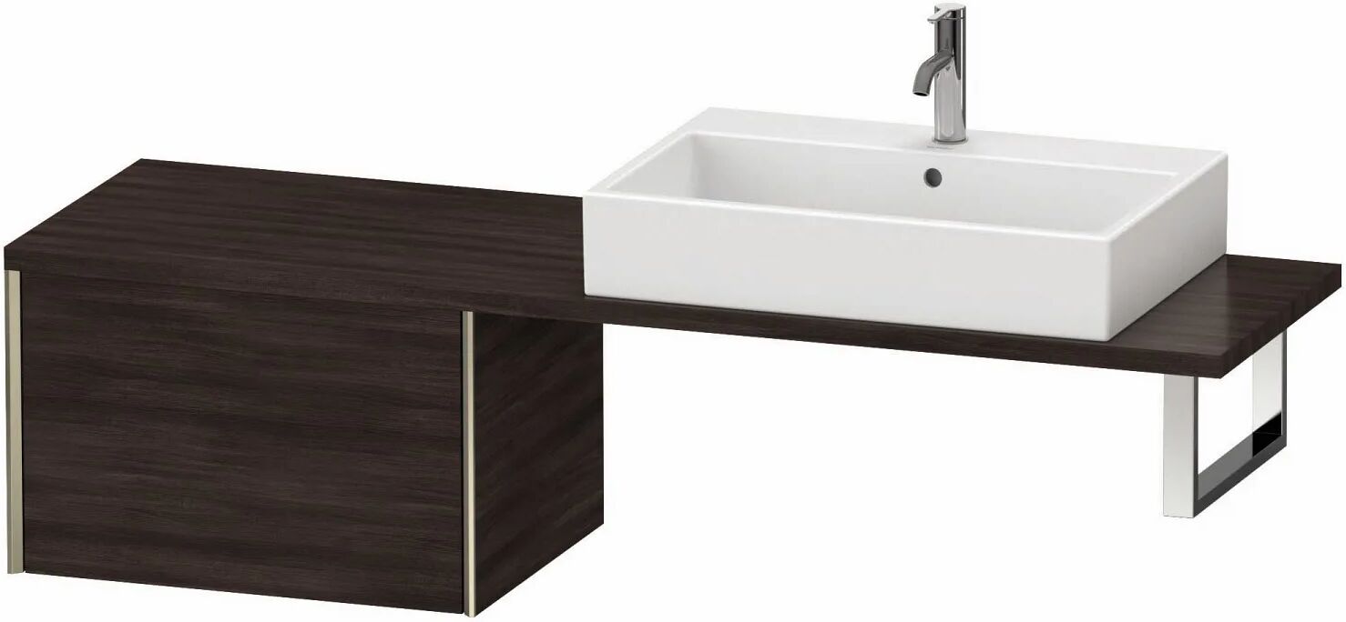 Duravit XViu Unterschrank für Konsole Compact 63,2 x 40 cm, mit 1 Auszug  B: 63,2 T: 47,8 H: 40 cm kastanie dunkel (dekor) XV59230B153