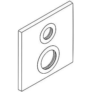 Axor Citterio Ersatz-Vierkantrosette für Wannenmischer UP