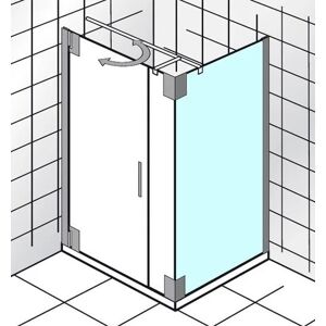 HSK K2P Seitenwand für Drehtür und Nebenteil,90 cm