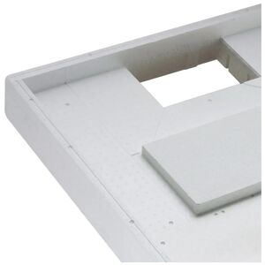 Poresta Systems Wannenträger für Bette Supra Duschwanne Extraflach 120 x 100 x 6,5 cm