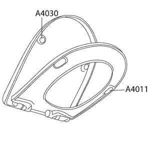 Pressalit Puffer 4011031 oval für Sitzringl