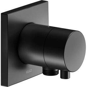 Keuco IXMO Black Selection Unterputz-Absperrventil für 1 Verbraucher mit Schlauchanschluss u. Comfort Griff, eckig