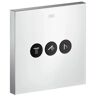 Axor ShowerSelect Square Ventil für 3 Verbraucher