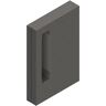 Schedel Schamwand 120 x 80 x 17,5 cm für emco asis WC Modul