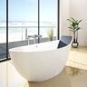 Hoesch Namur Oval-Badewanne 180 x 90 cm freistehend