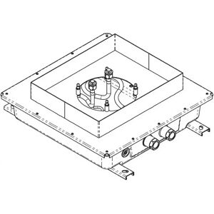 Dornbracht UP-Deckeneinbaukasten für Deckeneinbau