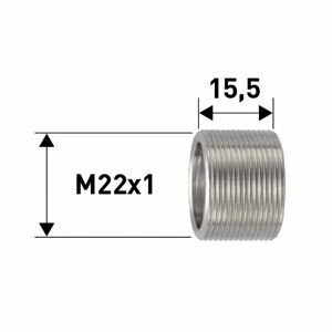 Neoperl Gewinderohr M22x1 x 15,5mm