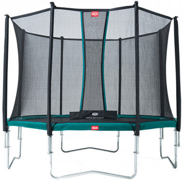 Berg Trampolin Favorit inkl. Sicherheitsnetz Comfort 380 cm schwarz