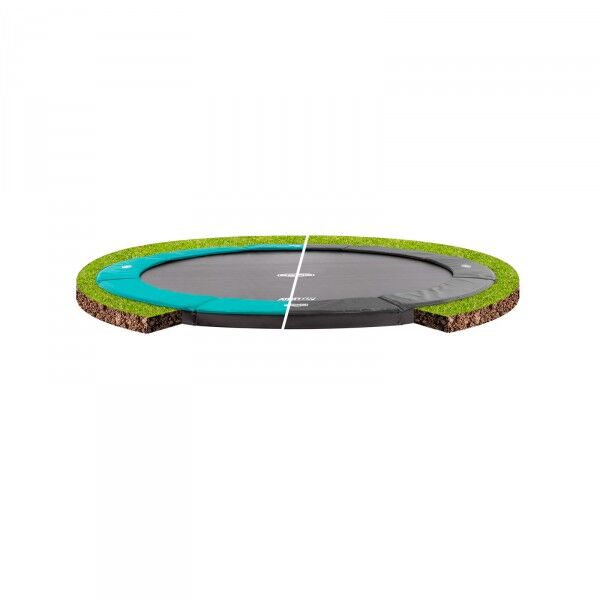 Berg Trampolin Champion FlatGround Sports 380 cm grau