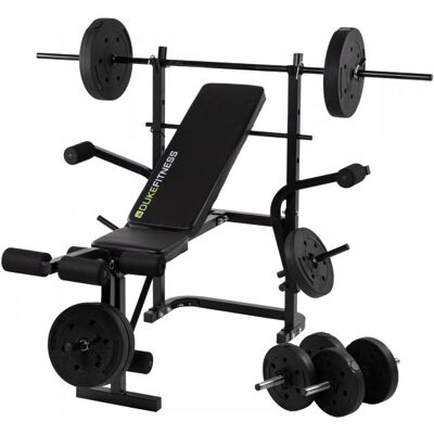 Duke Fitness Hantelbank Set - Krafttrainingsgerät Duke Fitness Hantelbank Set - Krafttrainingsgerät
