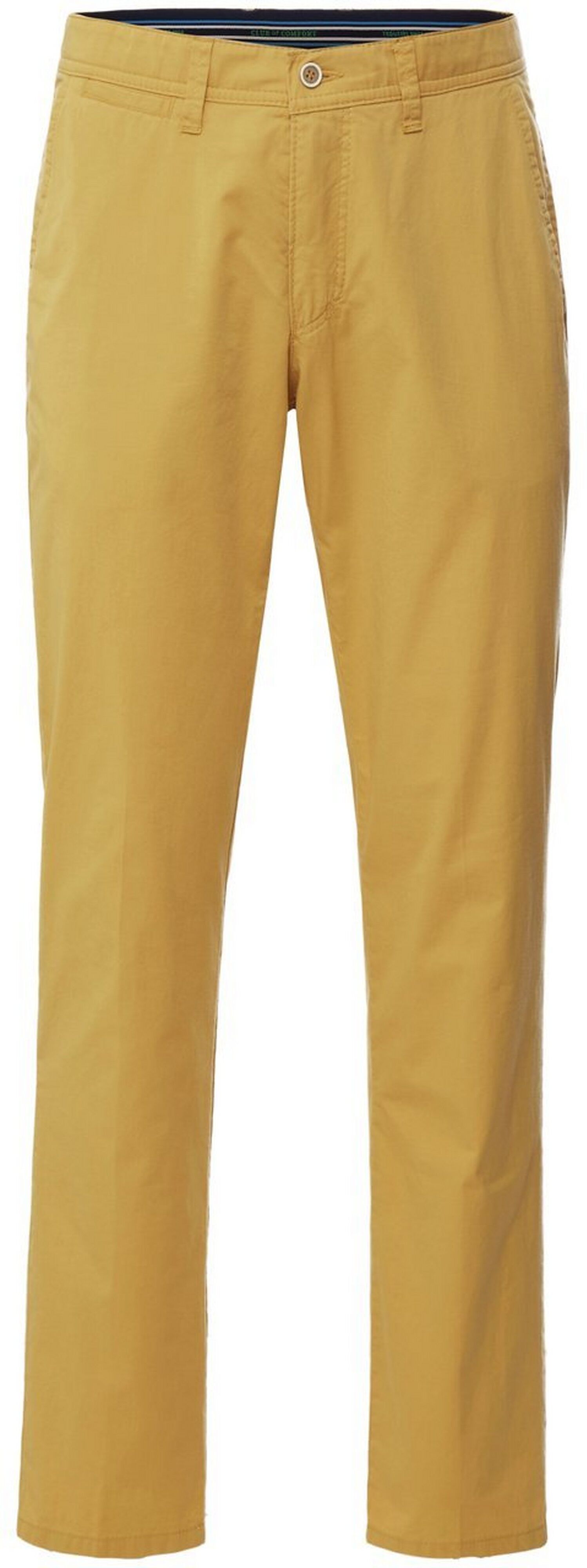 CLUB OF COMFORT Flatfront-Hose Modell Garvey CLUB OF COMFORT gelb Herren 54