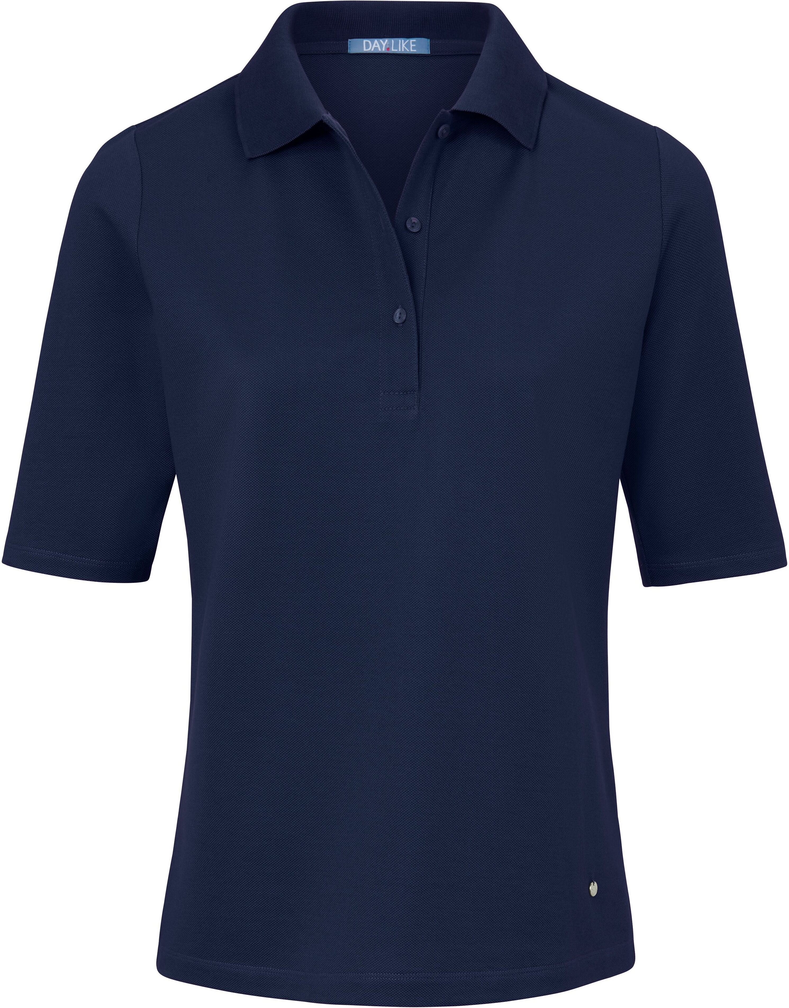 DAY.LIKE Polo-Shirt DAY.LIKE blau Damen 40