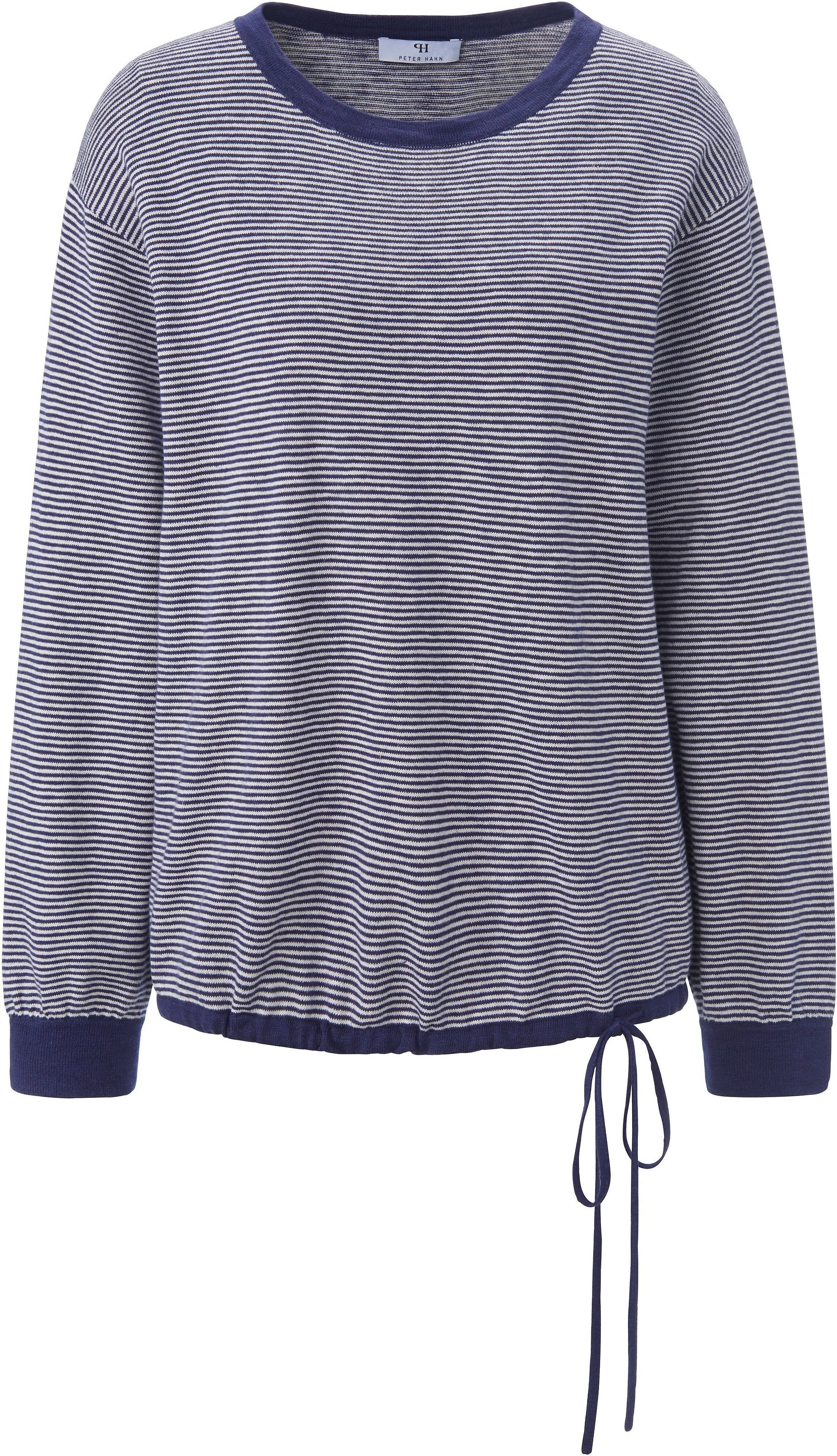 Peter Hahn Rundhals-Pullover Peter Hahn blau Damen 48