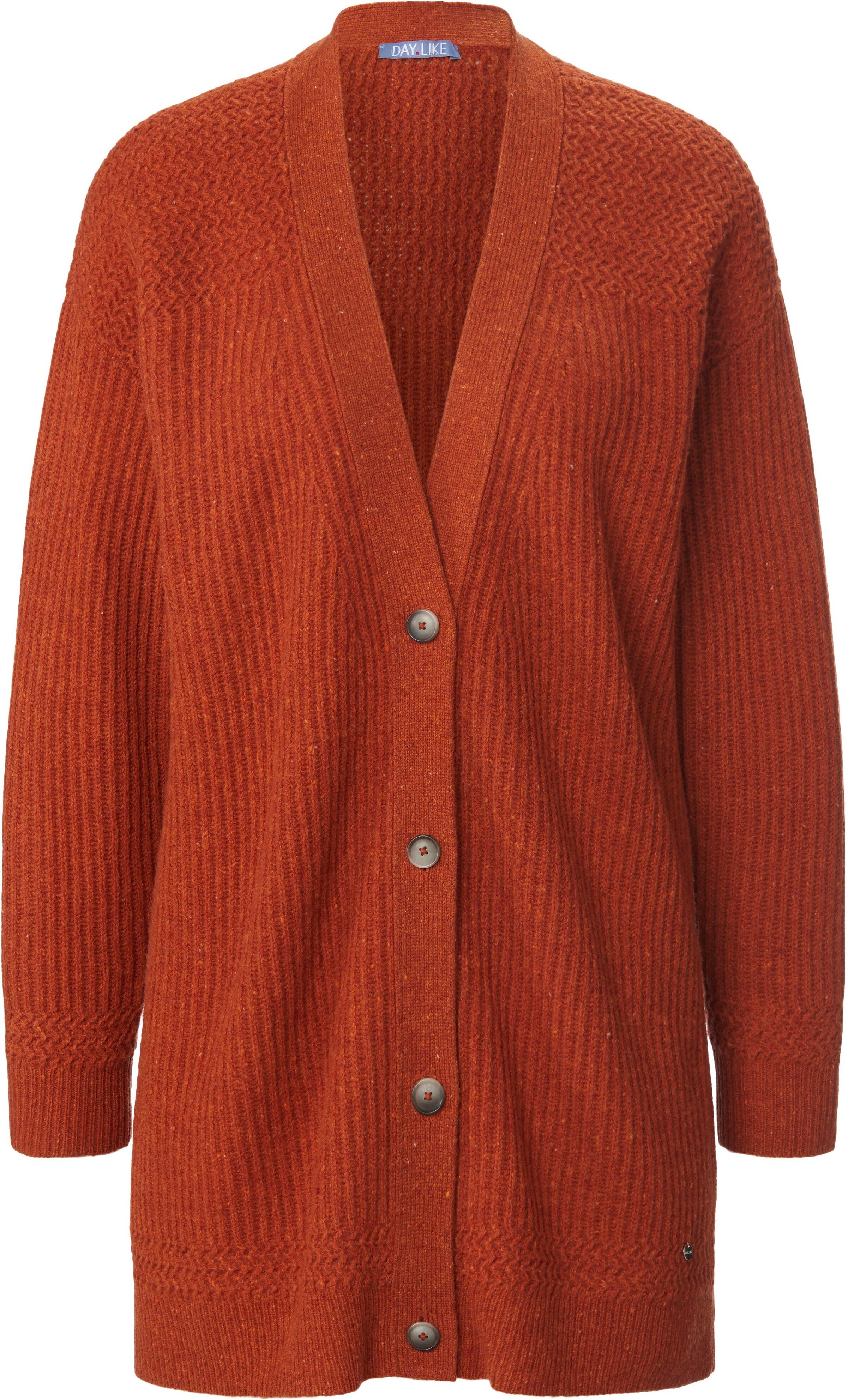 DAY.LIKE Strickjacke DAY.LIKE orange Damen 38