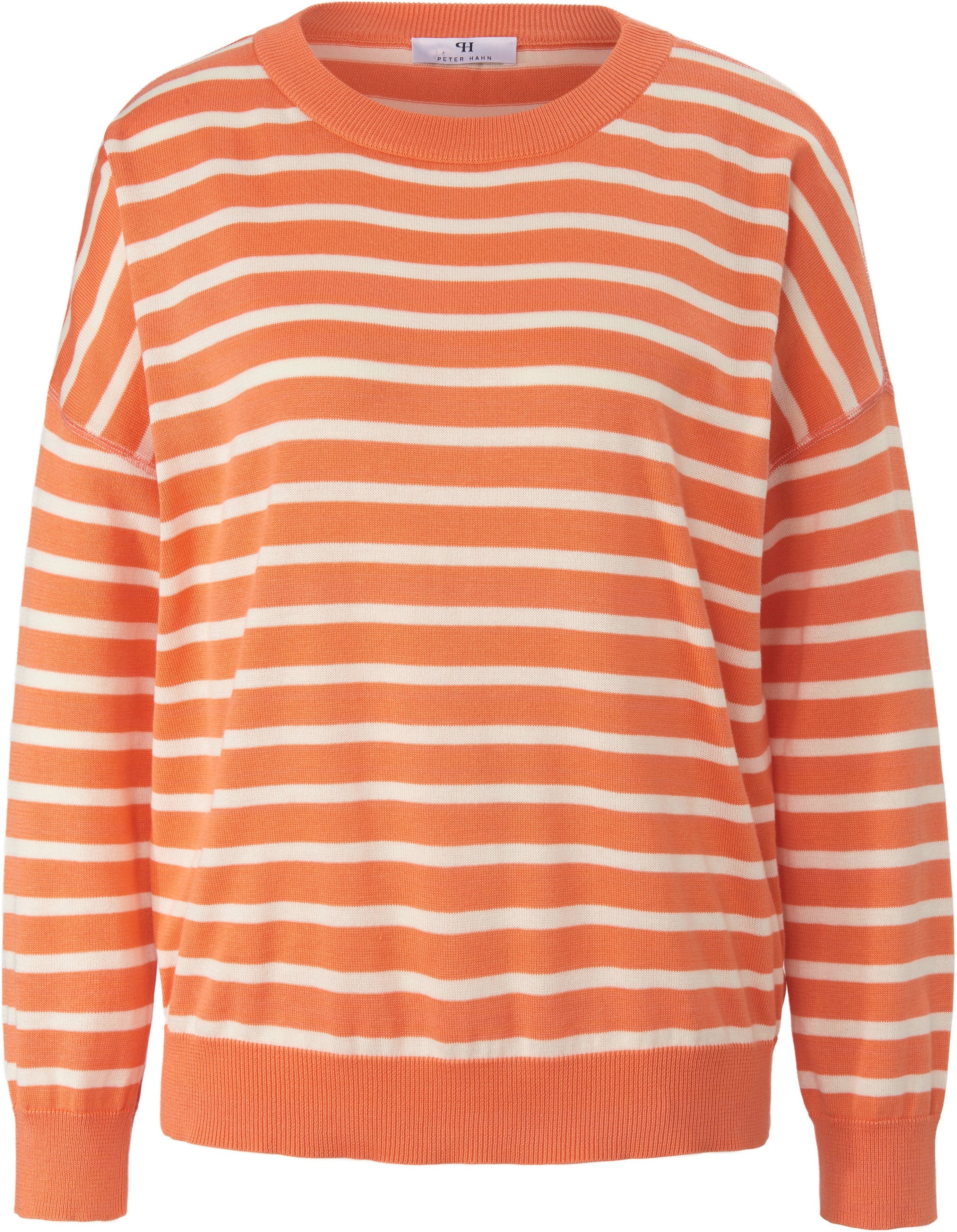 Peter Hahn Rundhals-Pullover Peter Hahn orange Damen 48