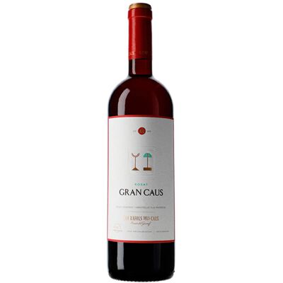 Can Ràfols dels Caus Gran Caus Rosé 2023 - 75cl - Roséwein aus Penedès - Merlot - Bio, handgeerntet, 16-stündige Maischegärung Can Ràfols dels Caus Gran Caus Rosé 2023 - 75cl - Roséwein aus Penedès - Merlot - Bio, handgeerntet, 16-stündige Maischegärung