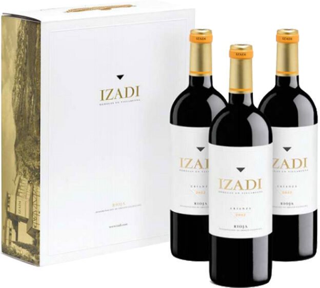 Izadi Etui 3 Flaschen Izadi Crianza Geschenk