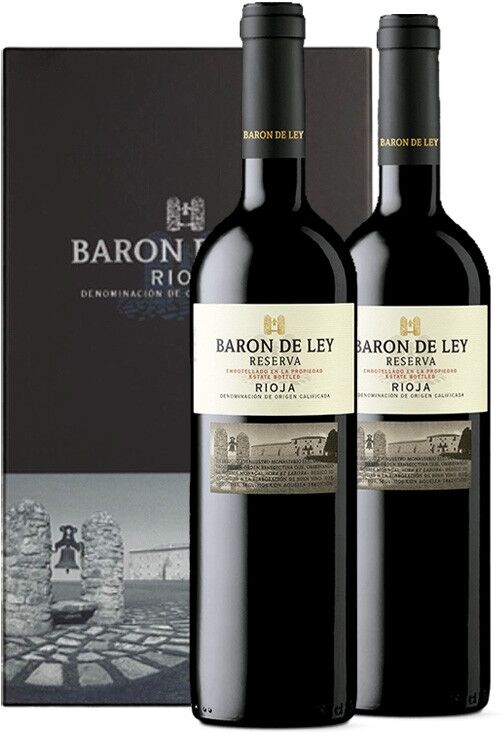 Barón de Ley 2 Botellas Barón de Ley Reserva estuchadas Geschenk