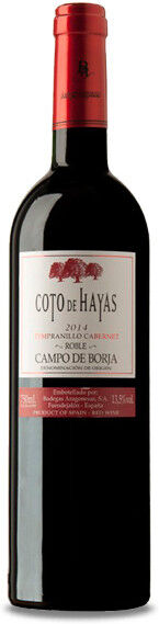 Bodegas Aragonesas Coto de Hayas Tempranillo Cabernet Roble 2020