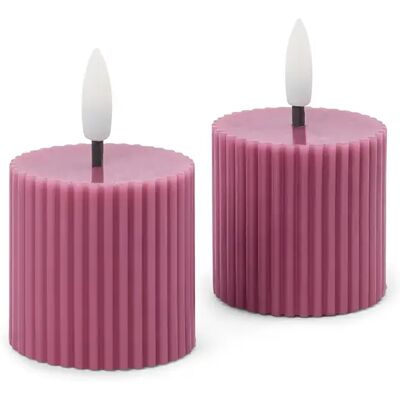 Tchibo - 2 LED-Kerzen mit Duft - rosé Tchibo - 2 LED-Kerzen mit Duft - rosé