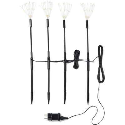 Tchibo - 4 LED-Gartenstecker - silber Tchibo - 4 LED-Gartenstecker - silber
