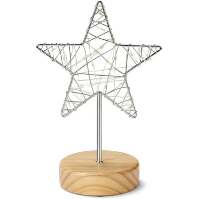 Tchibo - LED-Dekofigur »Stern« - silber Tchibo - LED-Dekofigur »Stern« - silber