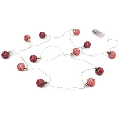 Tchibo - LED-Kugel-Lichterkette - rot Tchibo - LED-Kugel-Lichterkette - rot