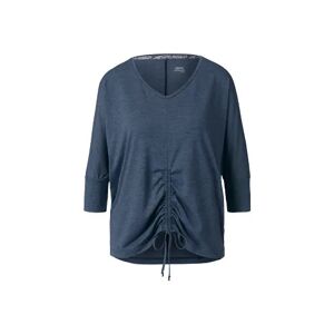 Tchibo - 3/4-Sport-und-Yogashirt - Blau/Meliert - Gr.: XL Polyester Blau XL 48/50
