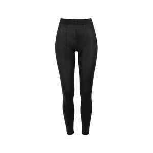 Tchibo - Thermoleggings mit Prägung - Schwarz - Gr.: L Polyester  L 44/46 female