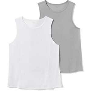 Tchibo - 2 Sport-Tops - Weiss - Gr.: M Polyester 1x M female